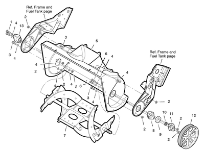 Auger And Housing Diagram and Parts List for 622594X85NB 2005 Briggs and Stratton Snow Blower